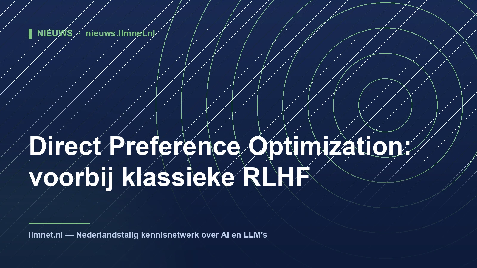 Direct Preference Optimization: voorbij klassieke RLHF