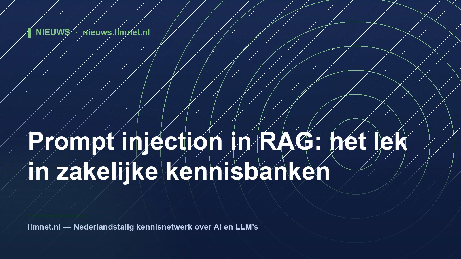 Prompt injection in RAG: lek in zakelijke kennisbanken